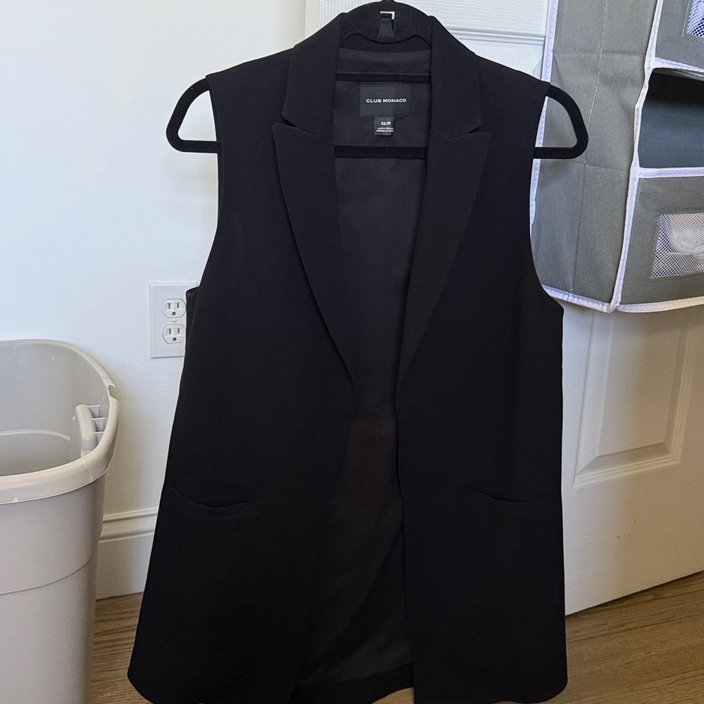 Club Monaco longline jacket vest